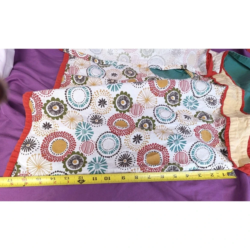 Floral Apron Kitchen Cooking Baking Housework Maid Cottagecore Pocket Retro VTG